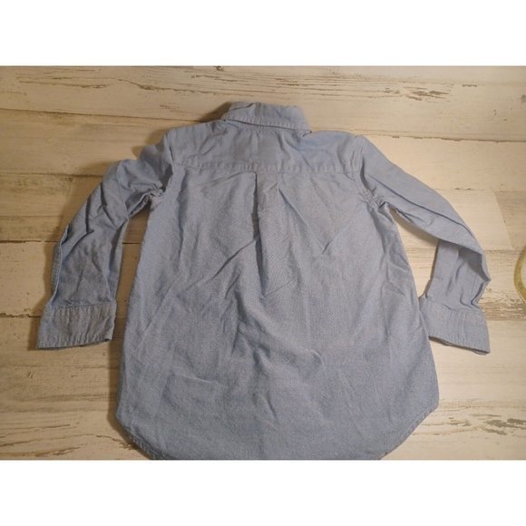 Chaps Boys Size 5 Blue Button-up Long-sleeve - Picture 11 of 11